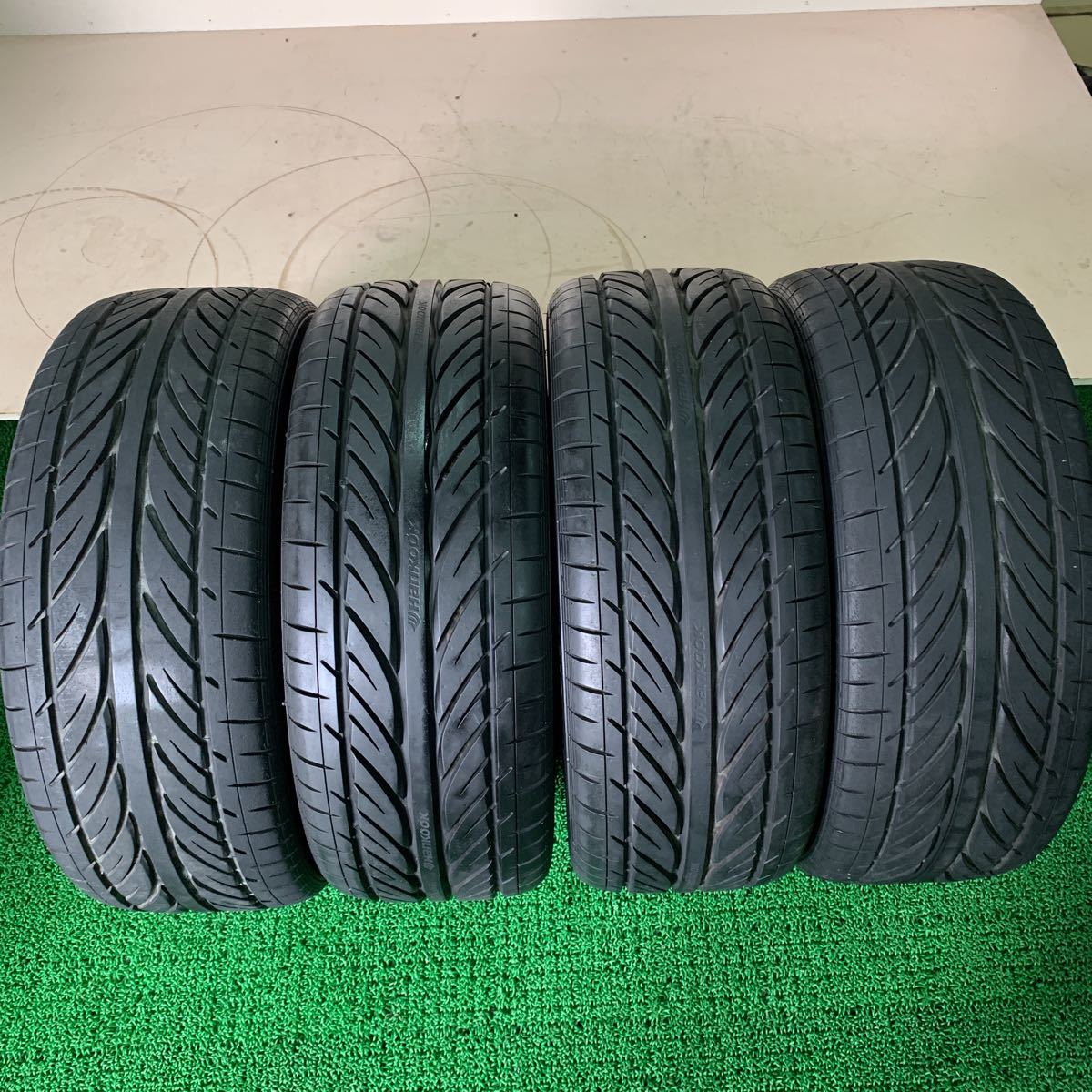 溝ありハンコック225/45R17 ワーク　エモーション11R 7J+47 114.3-5H レヴォーグマークXプリウスaチェイサーマーク2 4本セット 軽量_画像7