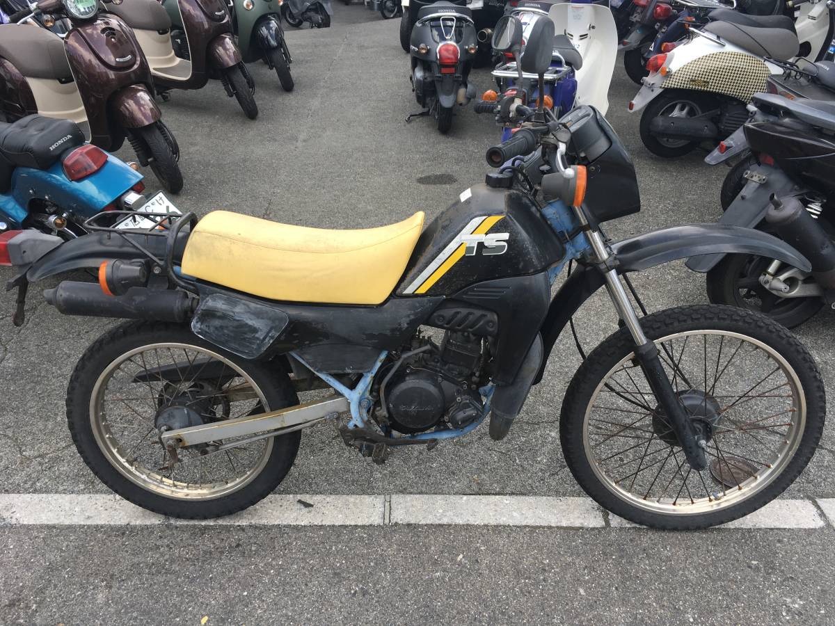 ジャンク SUZUKI TS50 ハスラー 初爆確認 現在不動 部品取りに