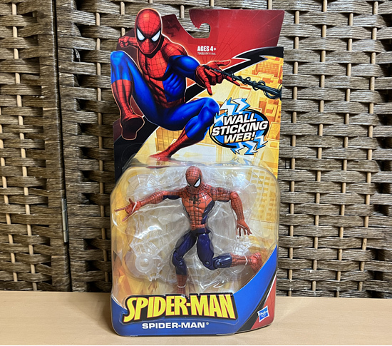  нераспечатанный - zbro Человек-паук wall стойка  King web WALL STICKING WEB! SPIDER-MAN 6 дюймовый action фигурка Hasbro