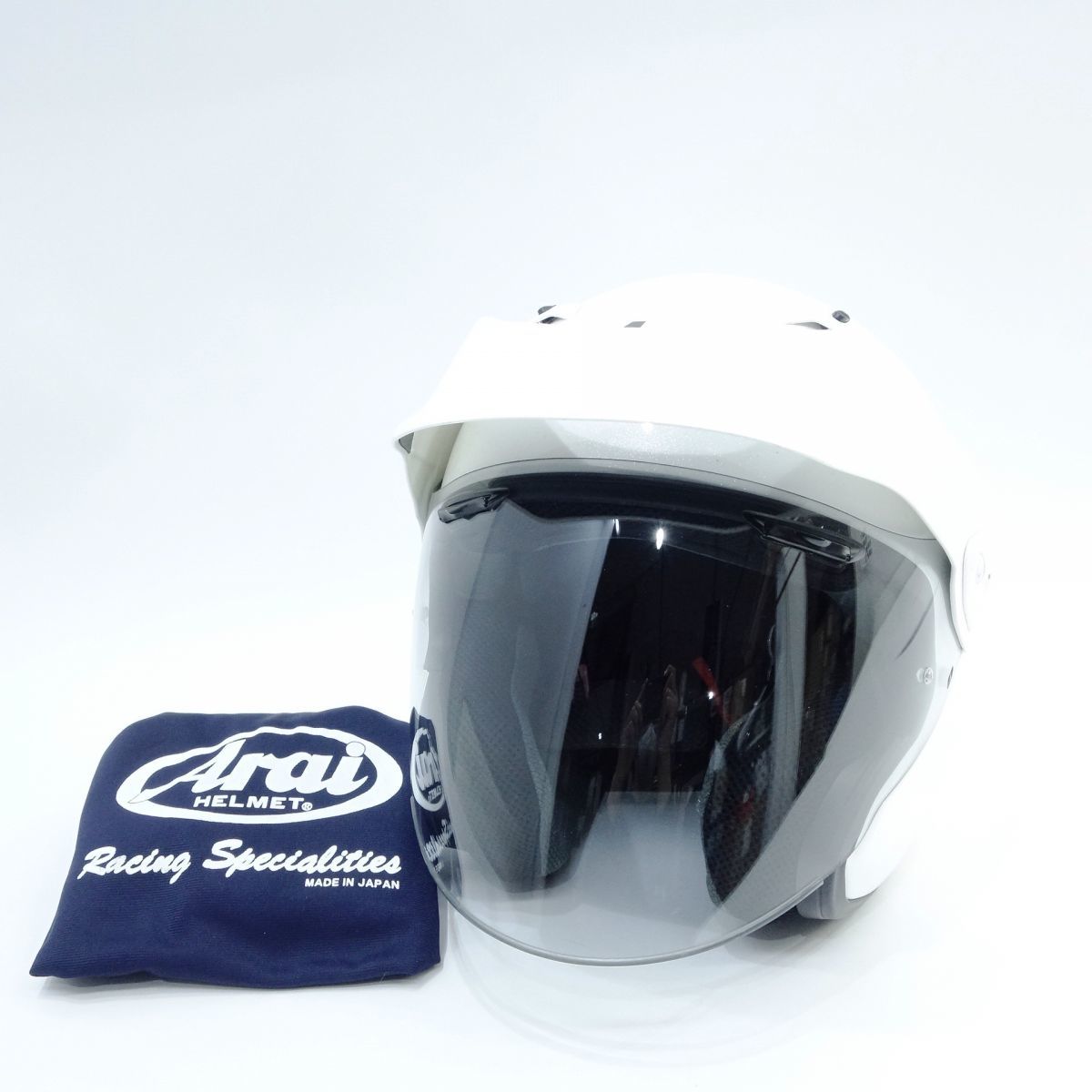 119 Arai/アライ CT-Z グラスホワイト 57-58cm ジェットヘルメット