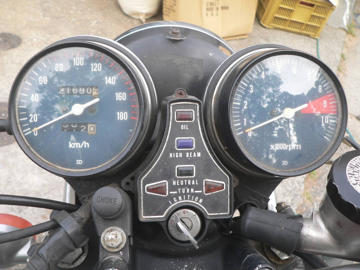 「ホンダ　honnda cb750four Ⅱ　ｆ２　裏コム　実働品　21690ｋｍ　激レア―　ナナハン 注目　バイク、自動車、乗り物全般下取り致します。」の画像2