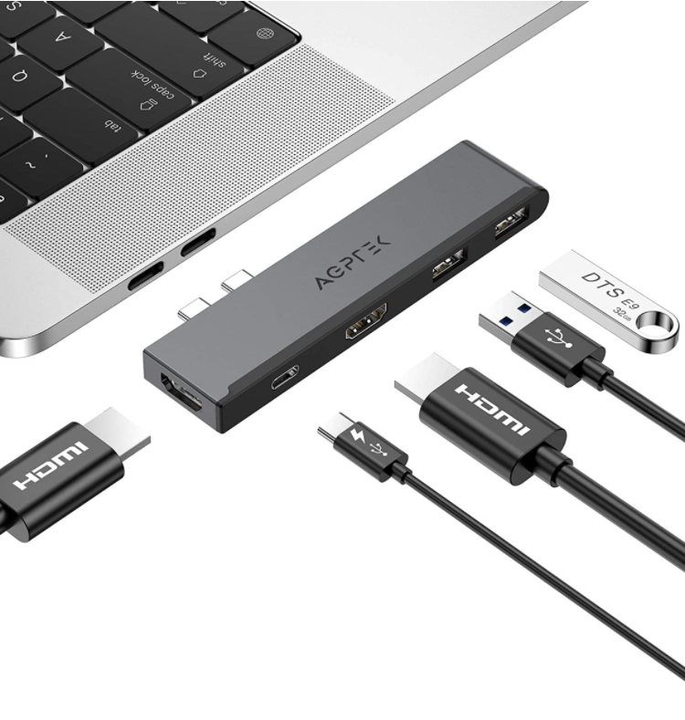 【残りわずか】USB C ハブ 5ポート 変換アダプタ Type-C USB3.0 ドッキングステーション PD USB3.0ポート MacBook Pro Air/Macbook Pro専用