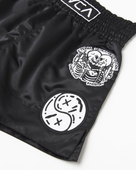 までの】 サイズM RVCA ムエタイショーツ キックボクシング 07wjo-m74309979929 トレスフリ