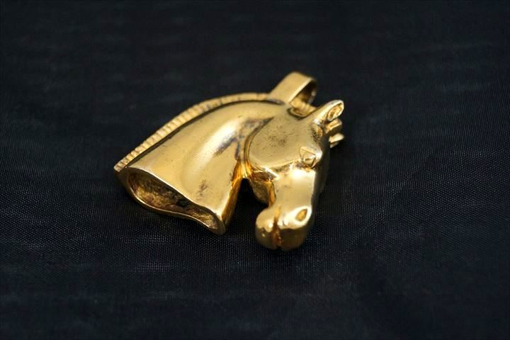 ◇ 希少 HERMES / エルメス ホースヘッド ペンダントトップ