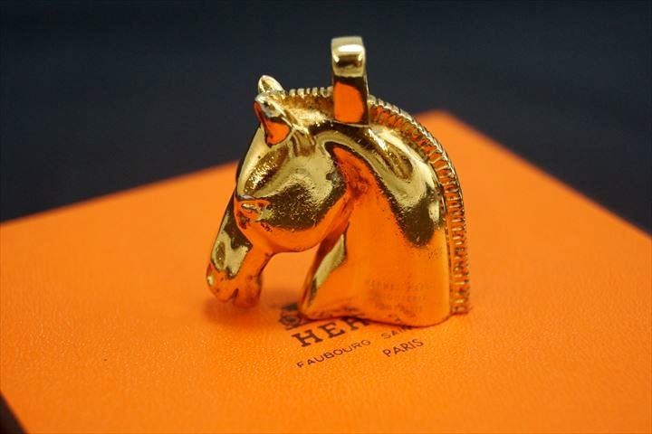 ◇ 希少 HERMES / エルメス ホースヘッド ペンダントトップ