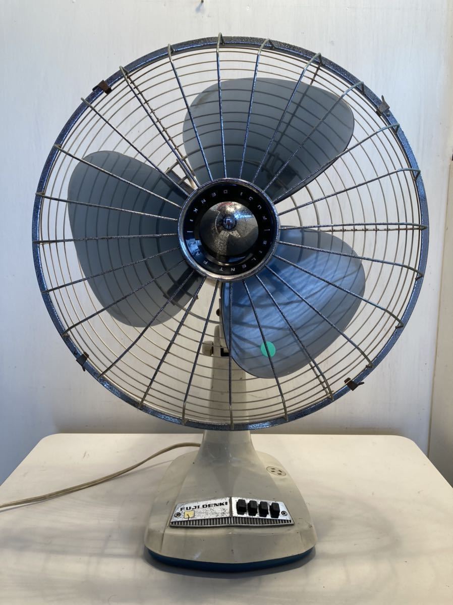 Yahoo!オークション - 昭和レトロ FUJI扇風機 FUJI SILENT FAN