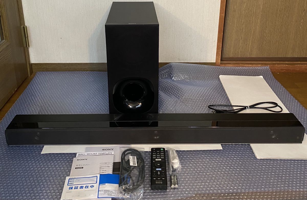 激安ソニー サウンドバー 3.1ch Alexa対応 ハイレゾ 4K HDR HDMI付属 Dolby Atmos DTS:X Bluetooth  対応ht-z9f保証3年　HT-Z9F