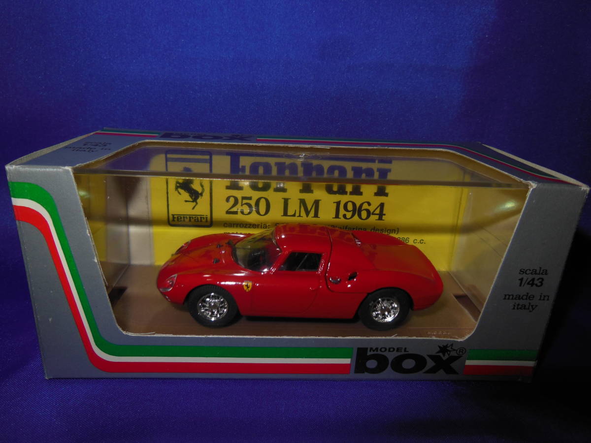 1/43　BOX MODEL　フェラーリ　FERRARI　250LM　1964年　RED　イタリア製　MADE IN ITALY