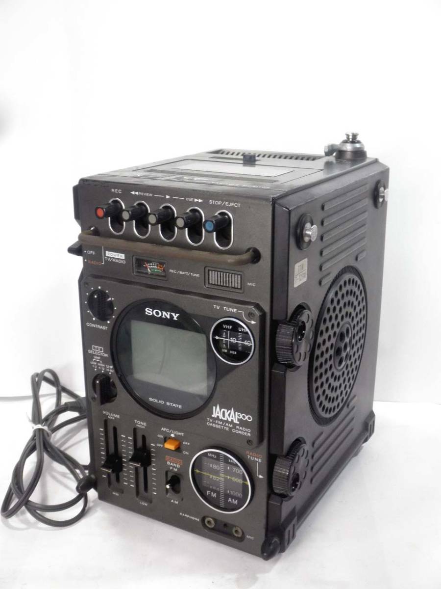 ビンテージ【SONY JACKAL300/FX-300】TV-FM-AM RECEIVER CASSETTE