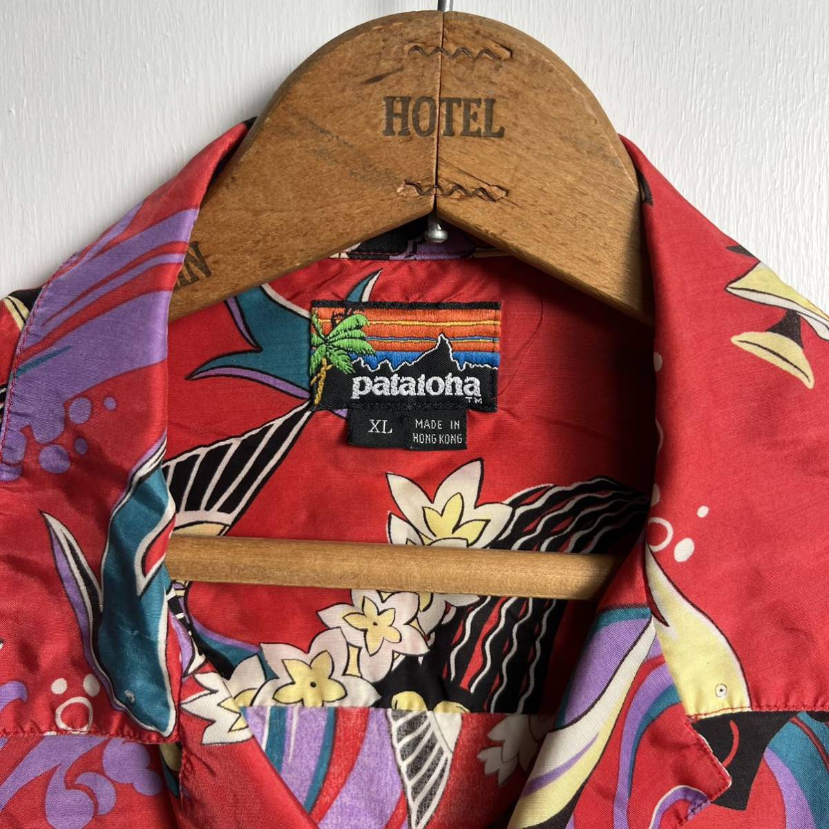 Patagonia Pataloha Aloha shirt 80s XL パタゴニア パタロハ アロハシャツ XL エンゼルフィッシュ