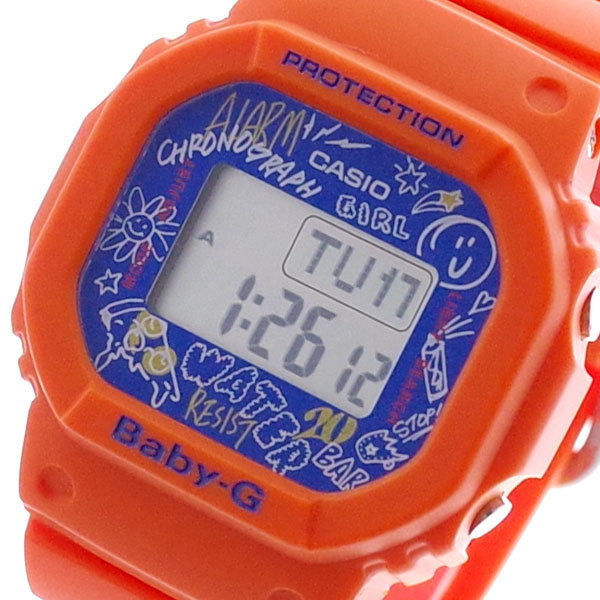 クリスマス特集2021 BABY-G ベビーG BGD-560SK-4 腕時計 CASIO 【新品本物】★カシオ クォーツ オレンジ【レディース】 ブルー その他