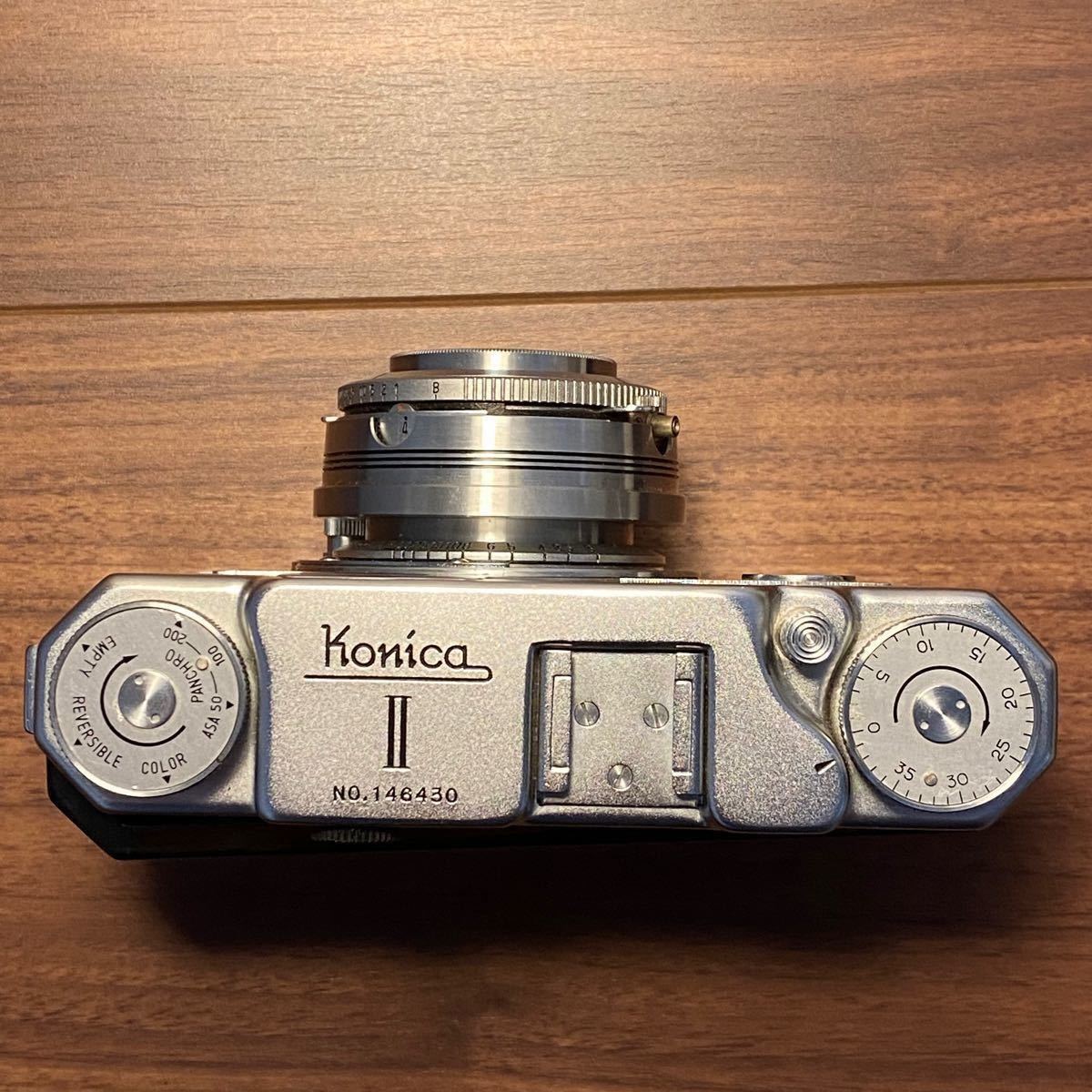 KONICA II B-m Hexar 45mm f3 5 HEXAR 極上オールドコニカ KONICA II B-m Hexar 45mm f3 5 HEXAR 極上オールドコニカ