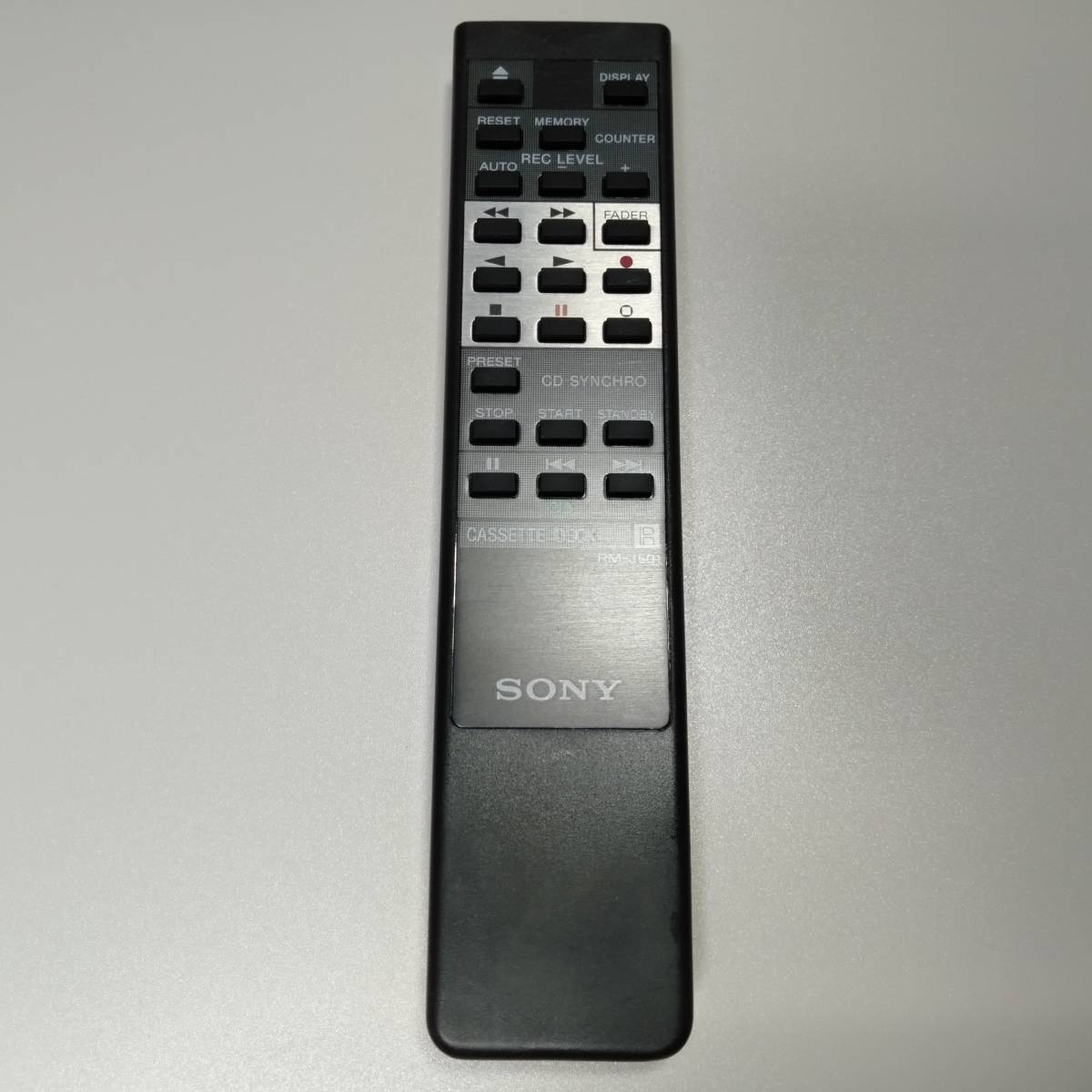 [送料無料] SONY リモコン RM-J501 カセットデッキ TC-RX70 用 カセットレコーダー TC-RX77 等 TC-RX79 TC-RX711 TC-RX715_画像1