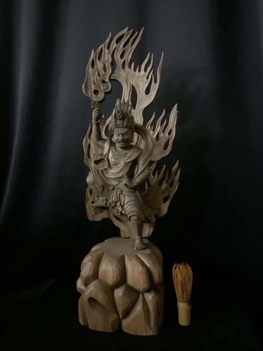 井波彫刻 一刀彫 楠材 古美術 時代彫刻 仏教工芸品 木彫仏像 仏師手