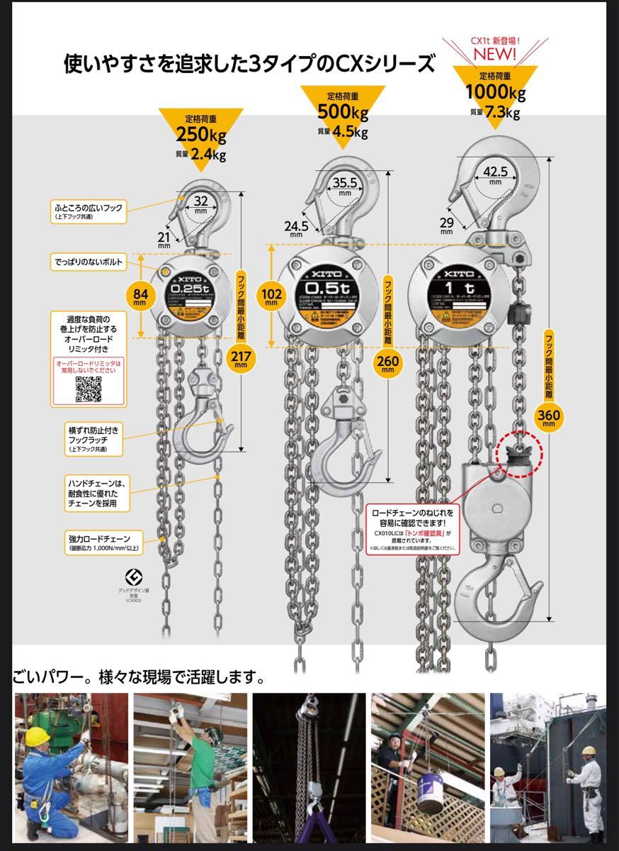 超歓迎】 チェーンブロック キトー KITO キトーチェーンブロック ...