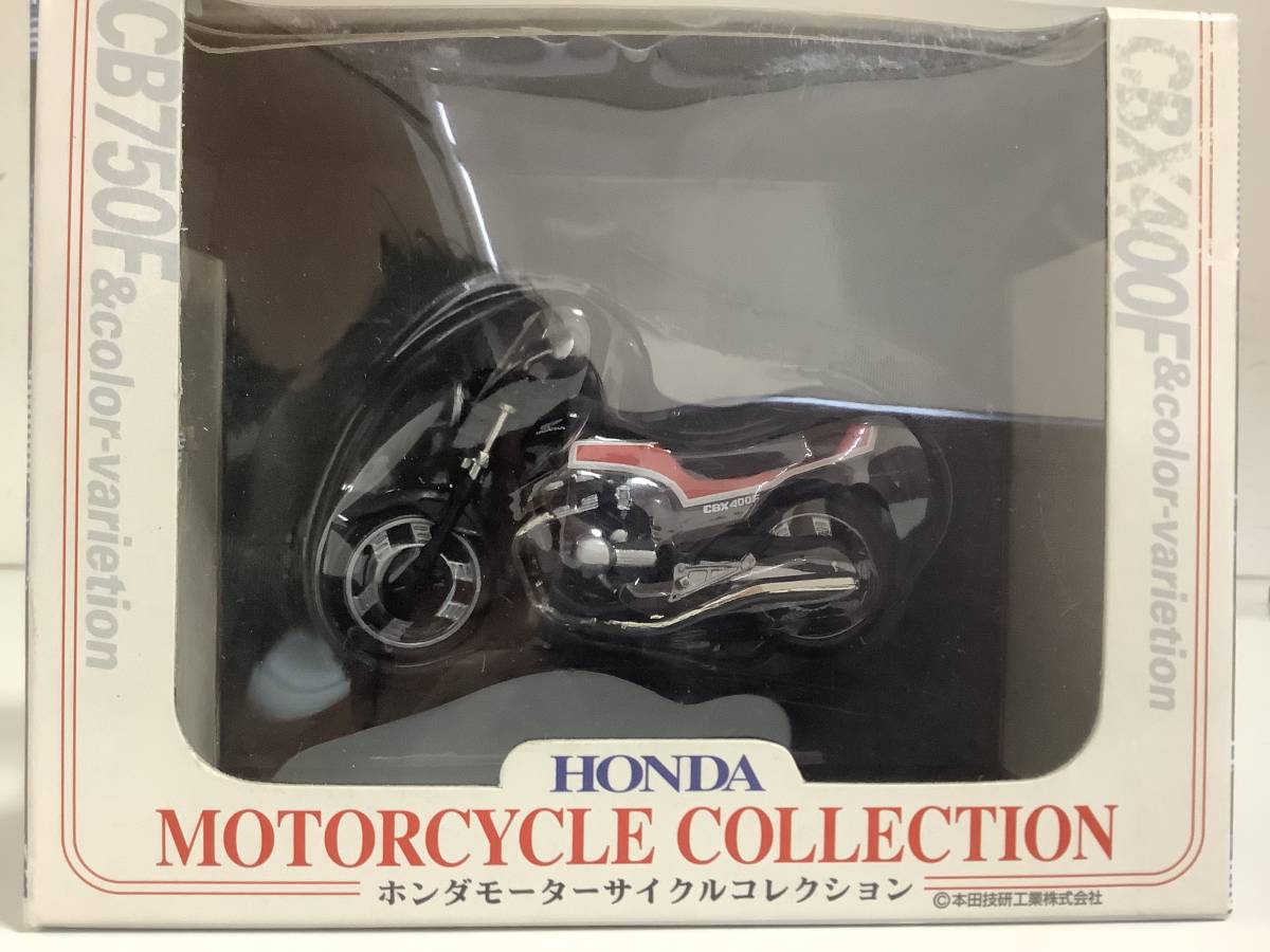 【超特価】 約8.6㎝ 1/24 1984年式~ NC07 CBX400F HONDA ホンダ 黒/赤 送料￥300 非売品 カラーサンプル バイク オートバイ ミニカー ツートン オートバイ