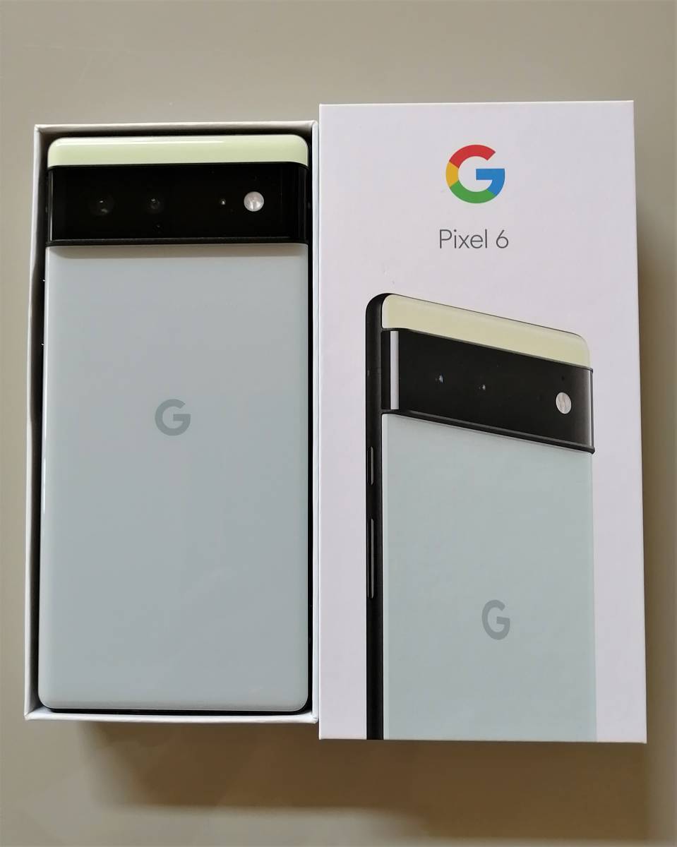 ホワイト系[宅送] Google Pixel6 128GB一括購入品 Sorta Seafoam スマートフォン本体  家電・スマホ・カメラホワイト系￥35,448