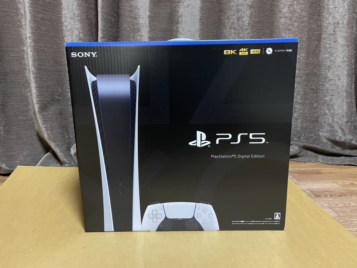 ★★★【新品 未使用☆☆送料無料☆☆】★★★ SONY PlayStation5 CFI-1100B 01 デジタルエディション ディスクドライブ非搭載 保証付き _画像1