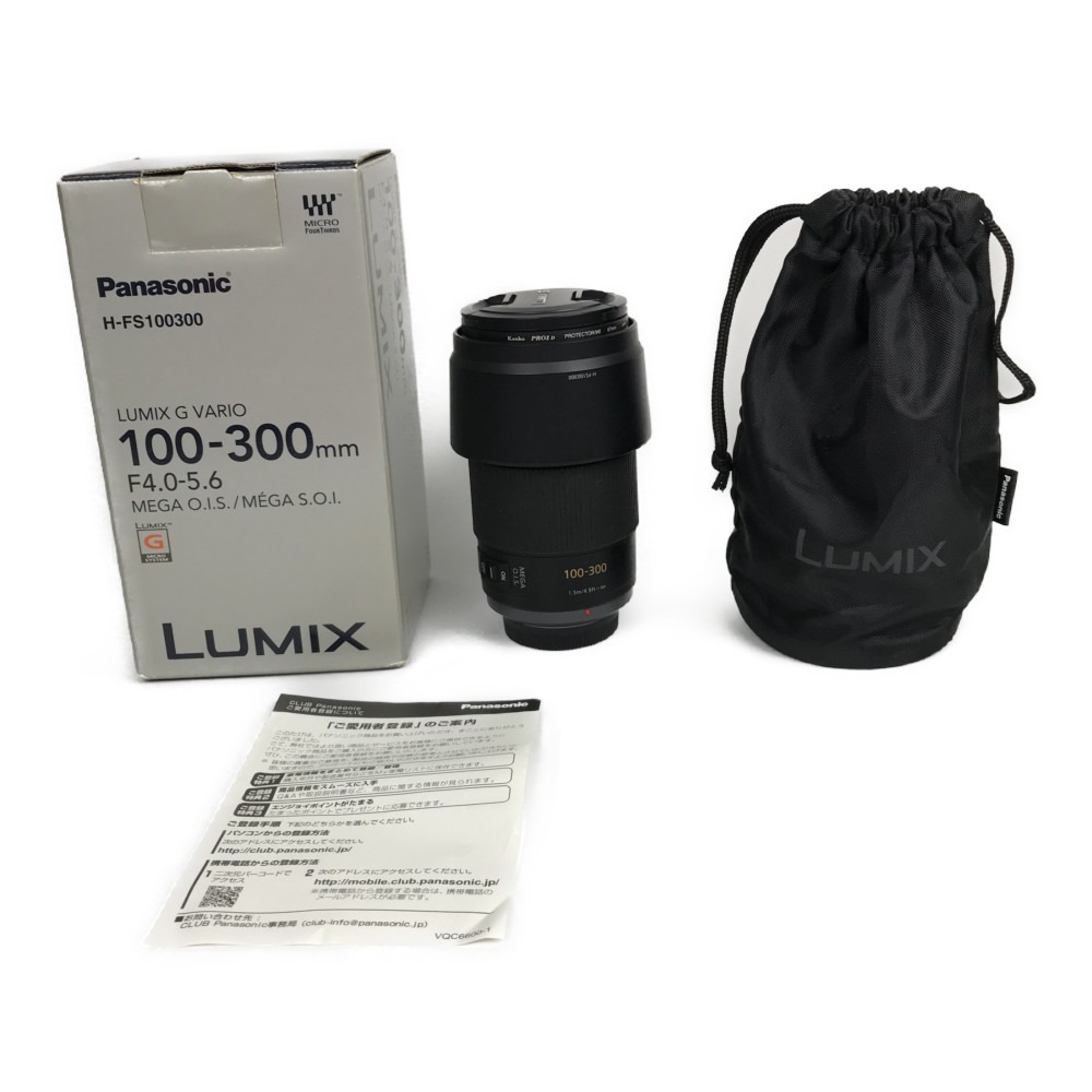 □□ Panasonic パナソニック LUMIX G VARIO 100-300mm F4.0-5.6 MEGA