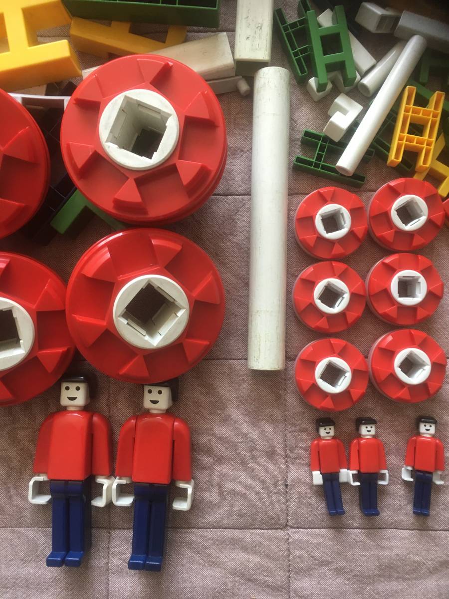 リブロック　大量　たのしいリブロック　ドイツ生まれの動くブロック　知育玩具　昭和レトロ　ブックローン社　ジャンク