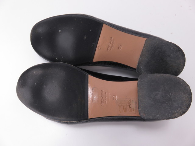 NAPOLEONI　ナポレオーニ　エナメル　パンプス　黒　スタッズ付き　３６　靴　イタリア製　23.5cm_画像9
