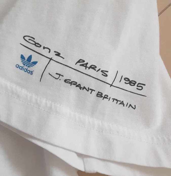 adidas skateboading × Gonz J.GRANT BRITTAIN  PHOTO  Tシャツ マークゴンザレス