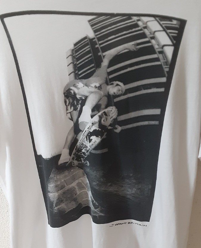 adidas skateboading × Gonz J.GRANT BRITTAIN  PHOTO  Tシャツ マークゴンザレス