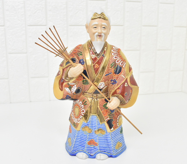 新品得価 ヤフオク! - 九谷焼 菊仙 高砂人形 金彩 陶器 焼物 置物 飾り... 即納正規品