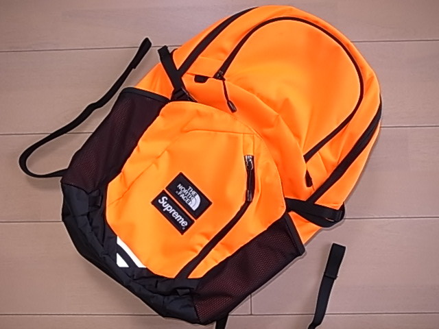 ☆ 16AW Supreme シュプリーム The North Face Pocono Backpack ノースフェイス ポコノ バックパック リュック BOX LOGO (オレンジ)RDM_画像1