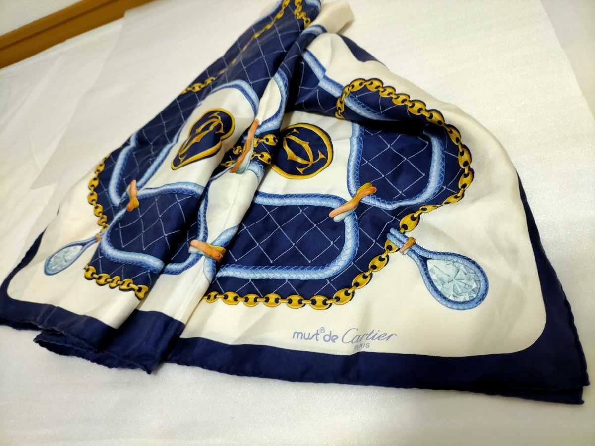 ヤフオク! - must de Cartier マストドゥカルティエ 大判スカ