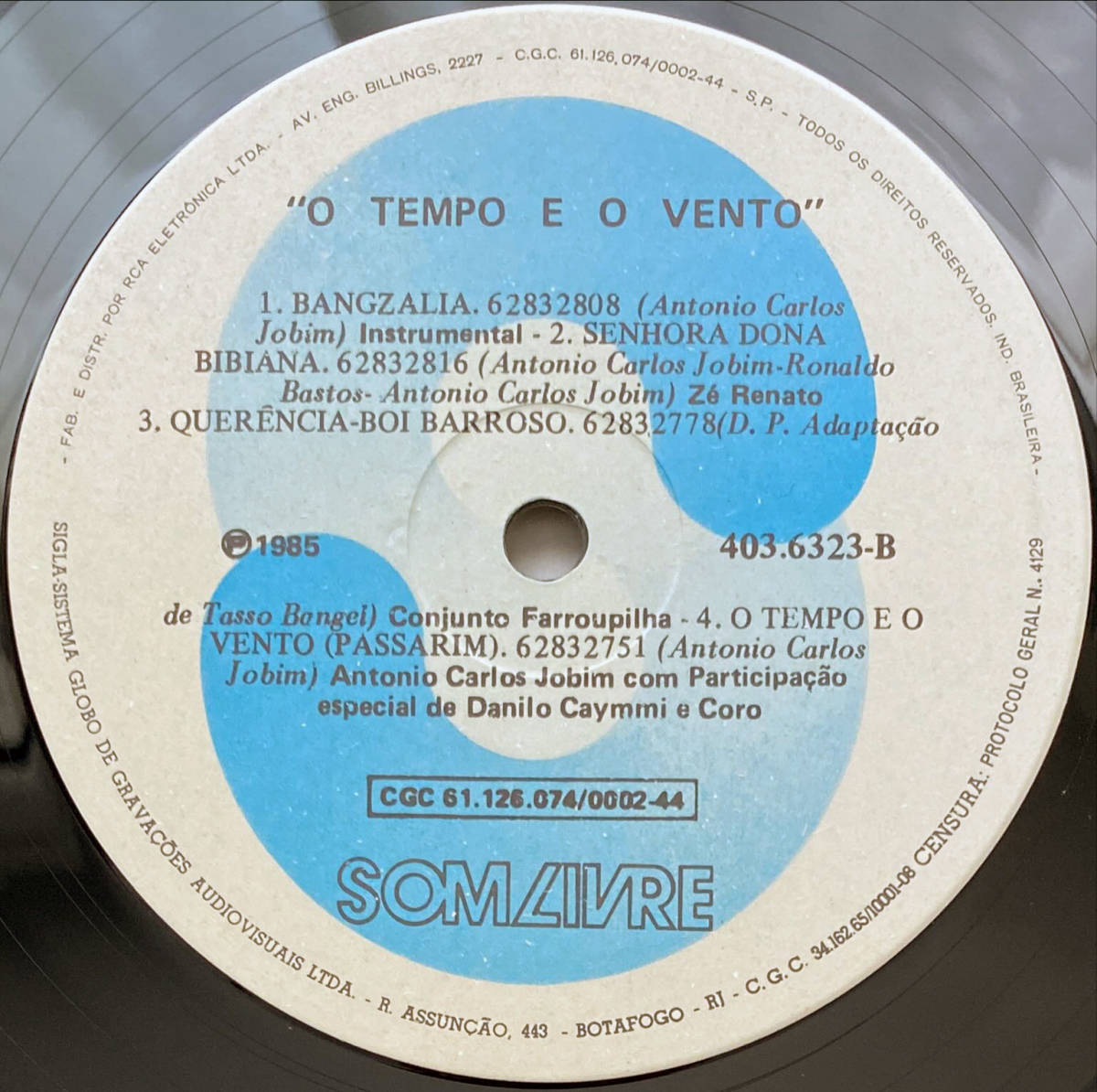 試聴●ブラジル・サントラ●Antonio Carlos Jobim『O Tempo E O Vento』_画像4