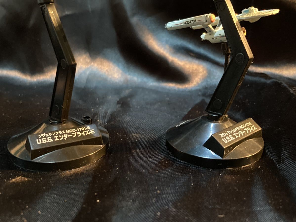  Star Trek Star sip~USSenta- prize 2 kind!NCC 1701&NCC1701E space ship mechanism SF Movie Battle sip