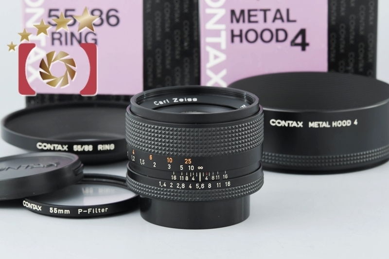 CONTAX コンタックス Carl Zeiss Planar 50mm f/1.4 T* AEJ logopedia