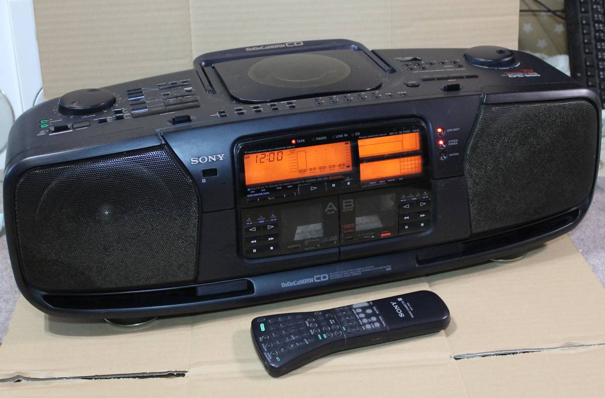 SONY CDラジカセ ドデカホーン CFD-900 現状品 【G04】 item SONY CDラジカセ ドデカホーン CFD-900 現状品 【G04】 item