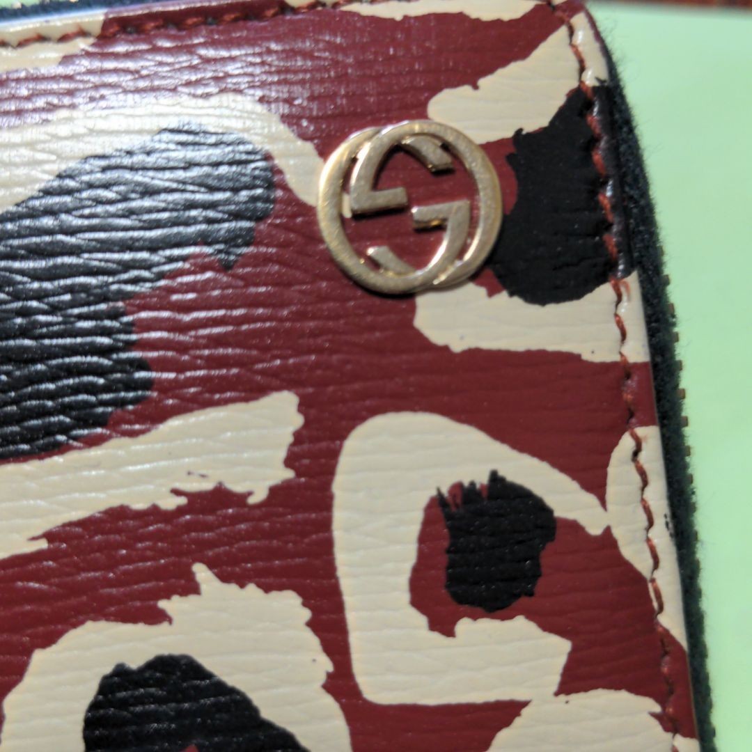 未使用 GUCCI グッチ レオパード柄 長財布 | contifarma.pe