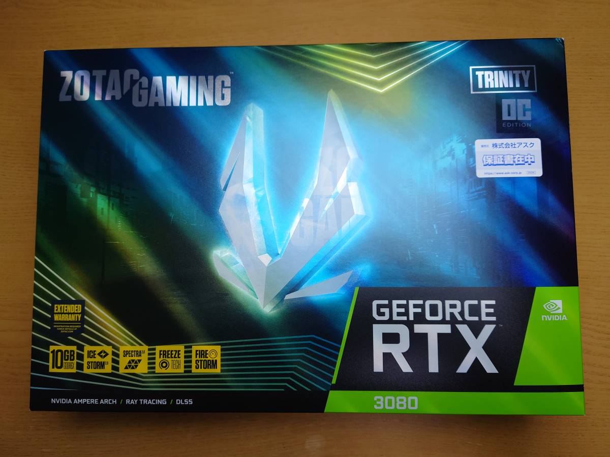 ◇非LHR・送料無料◇ZOTAC GAMING GeForce RTX 3080 Trinity OC ZT