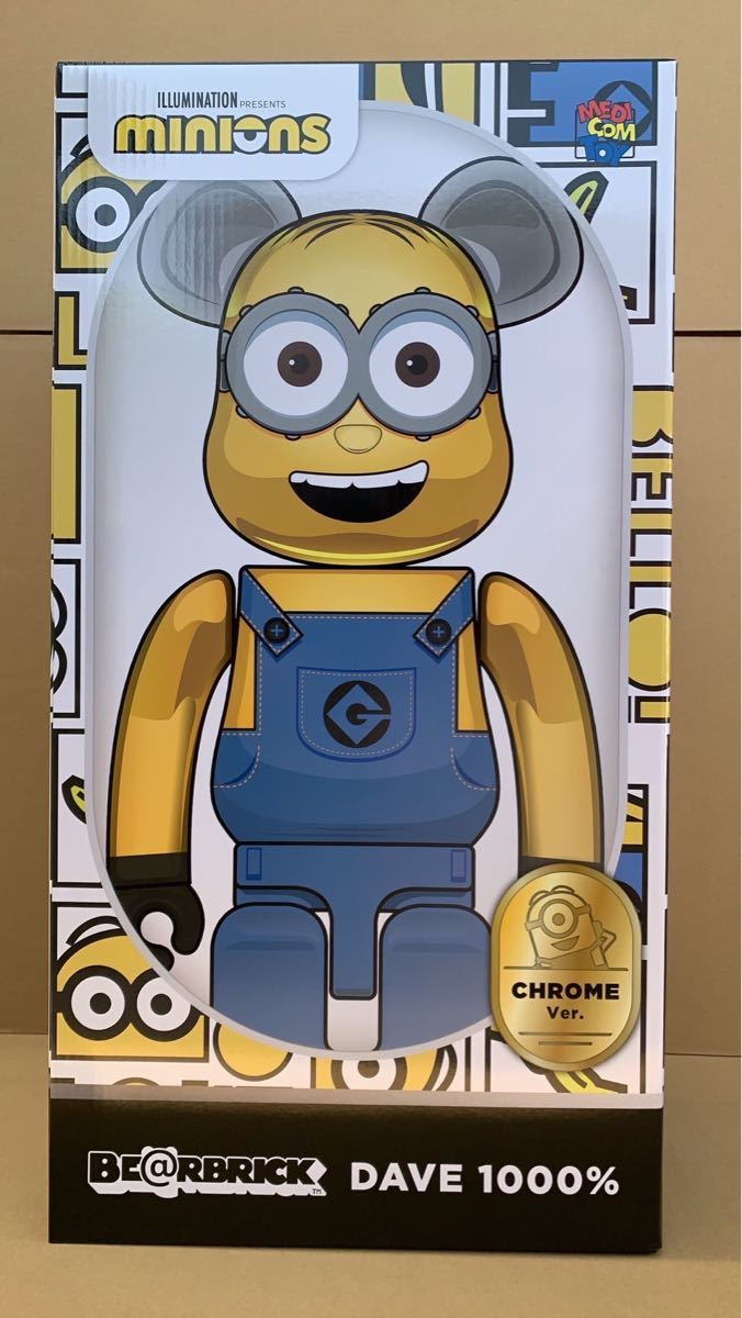 BE@RBRICK DAVE CHROME Ver 1000％ minions｜PayPayフリマ