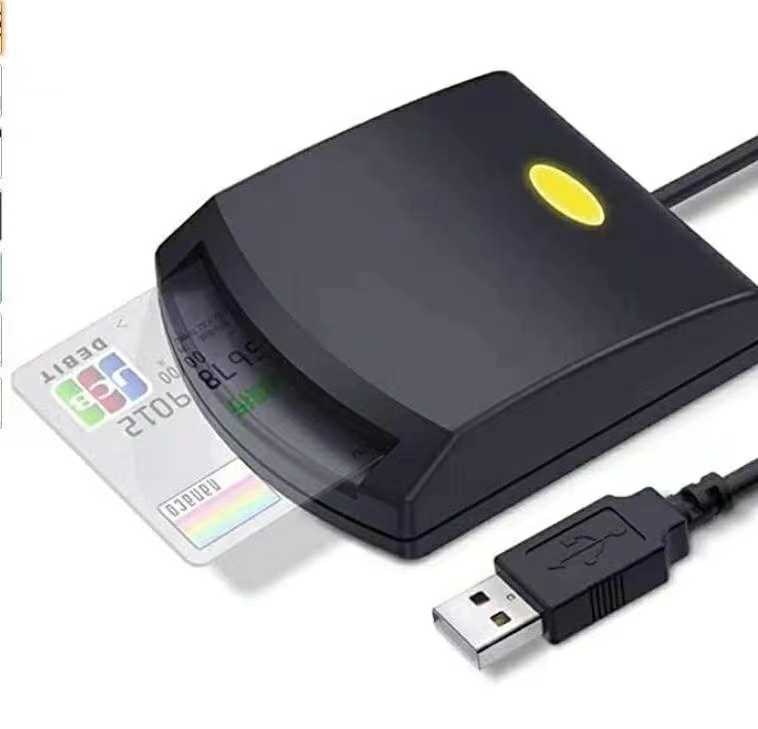新品　ICカードリーダー ライター マイナンバー対応 USB接触型 ICチップのついた住民基本台帳カード 国税電子申告・納税システム e-Tax_画像1