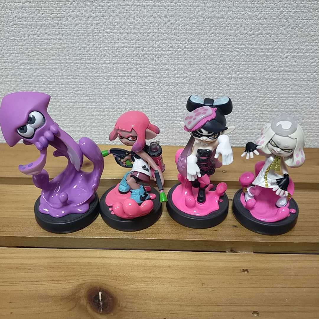 アミーボ ヒメ アオリ ガール ネオンピンク イカ スプラトゥーン2