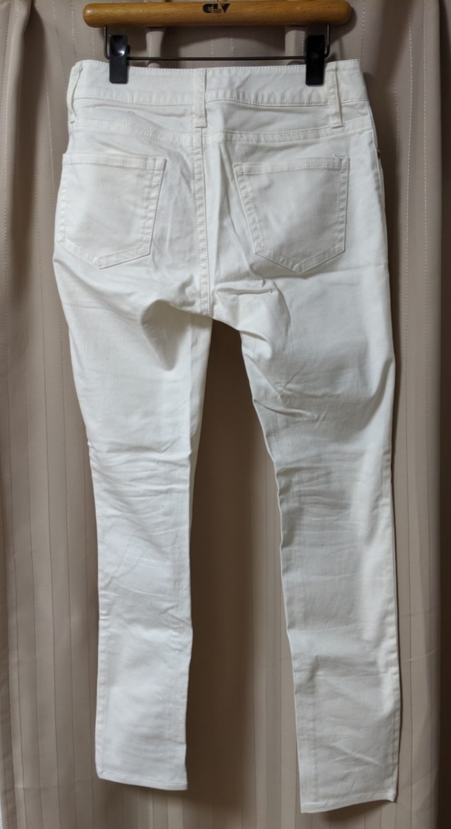 SSサイズ スキニーパンツ ホワイトデニム  小さいサイズ 夏 白パンツ ハニーズ グラシア ストレッチ