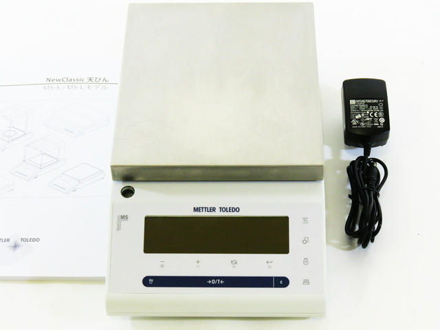 ○メトラー/精密電子天秤MS6001S/02/秤量6200g/最小表示0.1g ○メトラー/精密電子天秤MS6001S/02/秤量6200g/最小表示0.1g