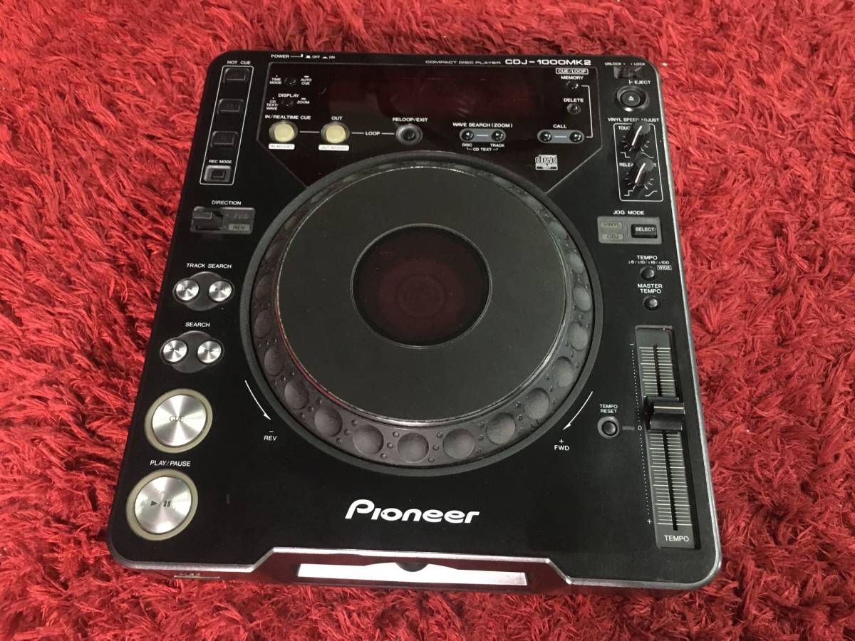 DJ パイオニア CDJ-1000MK2 CDプレイヤー DJターンテーブル デジタル