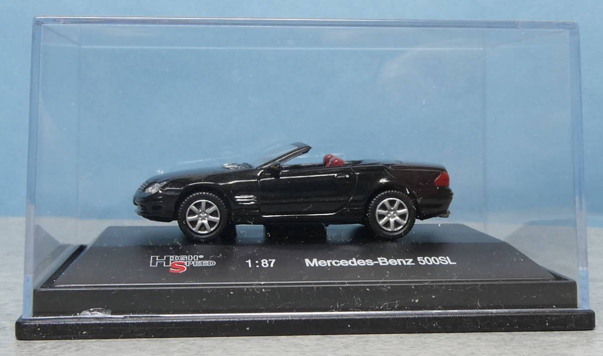  takkyubin (home delivery service) compact shipping 1/87 Highspeed MB SL500 black used * present condition *1.