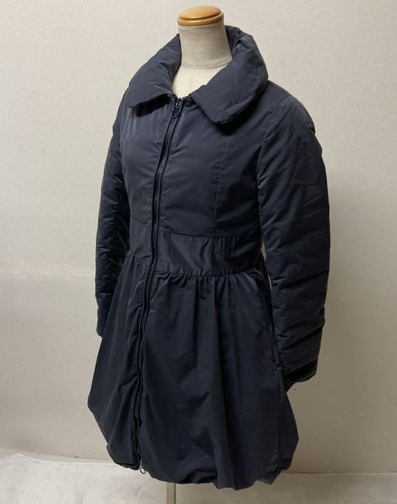 美品 TATRAS タトラス ポーランド製 フレアダウンコート ネイビー