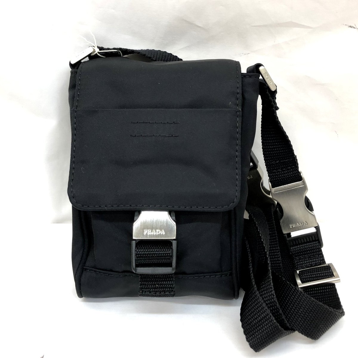 好評定番 PRADA 美品PRADAミニポーチNEROブラックの通販 by blue-shop