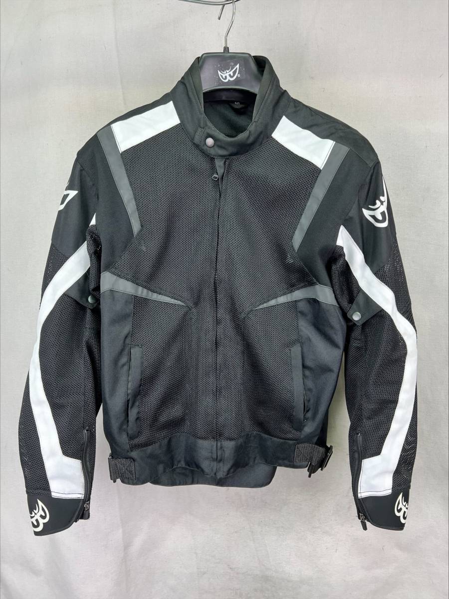 BERIK ベリック フルメッシュナイロンジャケット BLACK/WHITE EU50 L ...