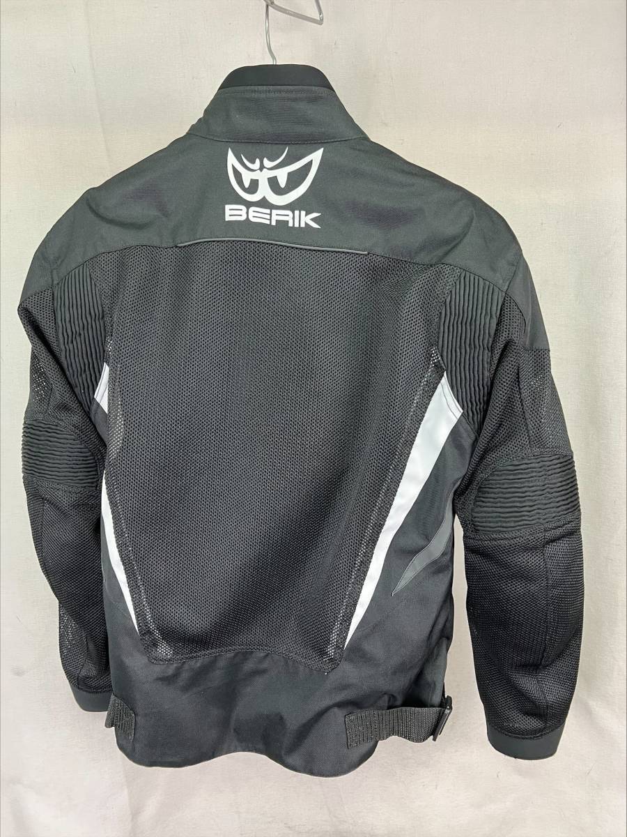 BERIK ベリック フルメッシュナイロンジャケット BLACK/WHITE EU50 L ...
