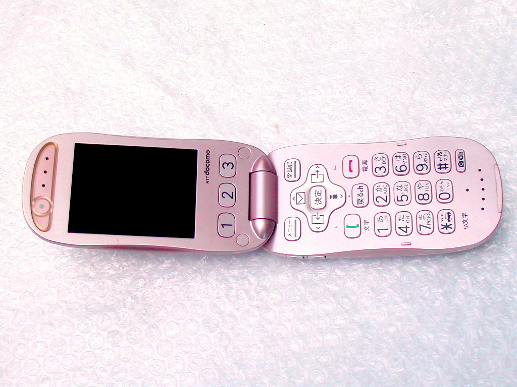  DoCoMo удобно ho nF-07A Basic II rose /F883iS/ внешний вид . очень красивый!!! жидкокристаллический подсветка . очень красивый!!! превосходный товар!!! супер супер очень редкий!!! дополнение 