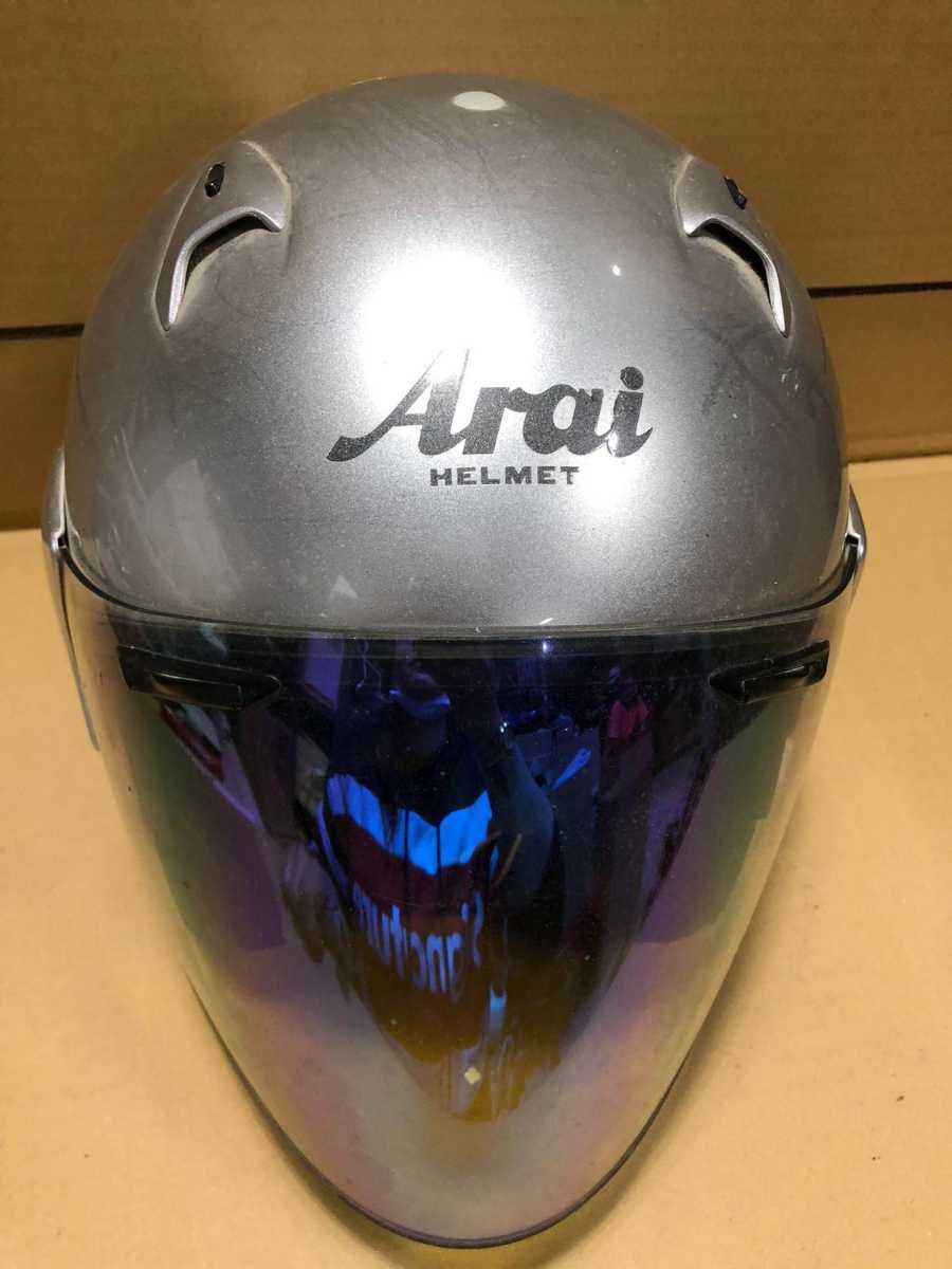 (M3)Arai ジェットヘルメット SZF 03年製 Mサイズ 品