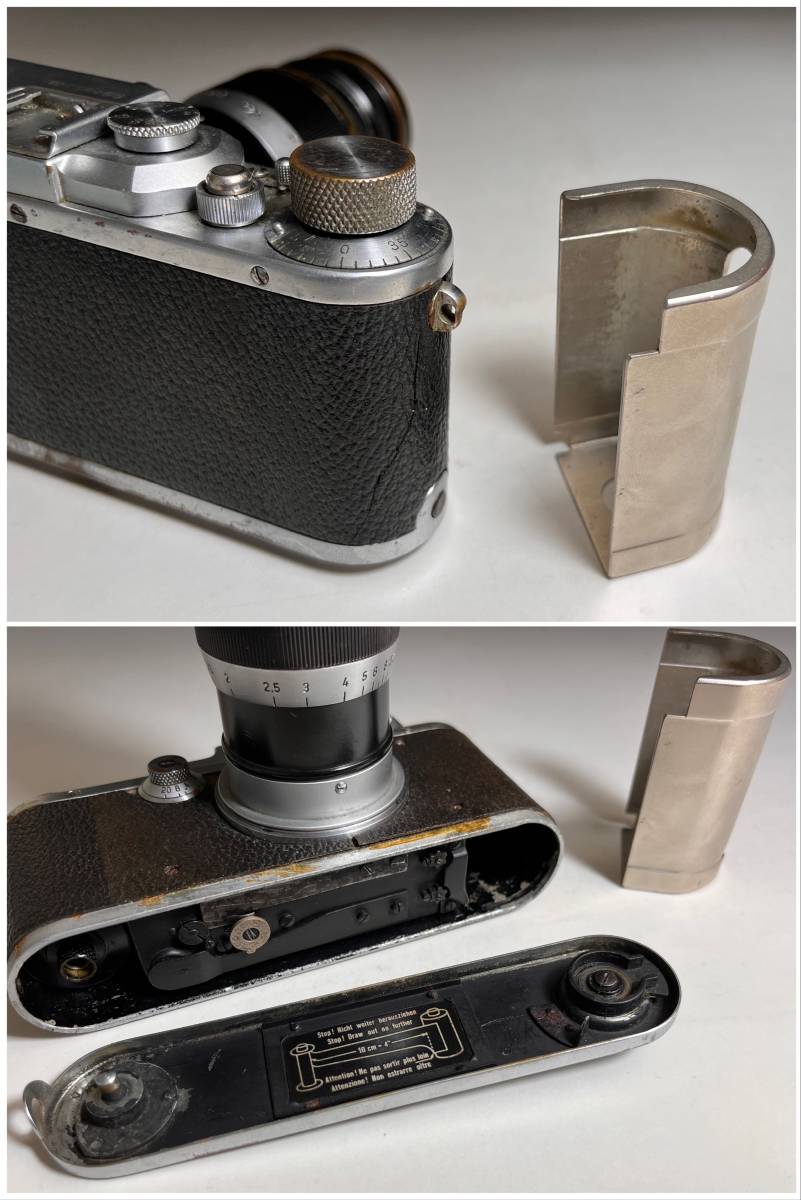 Leica ライカ Camera カメラ Ernst Leitz Wetzlar DRP Elmar f=9 cm 1:4 レンズ　ドイツ製_画像9